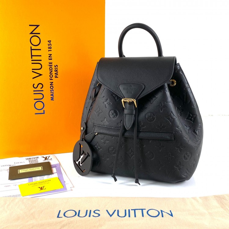 LOUİS VUİTTON MONTSOURİS EMPREİNTE PM BACKPACK SİYAH